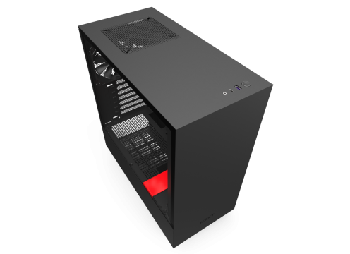 מארז מחשב NZXT H510 Matte Black/Red