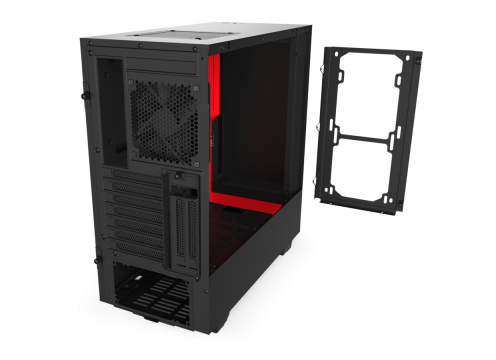 NZXT H510i Matte Black/Red