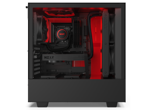 NZXT H510i Matte Black/Red