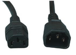 כבל מאריך חשמל לאל פסק Cable Power Extender / UPS 3-pins 1M