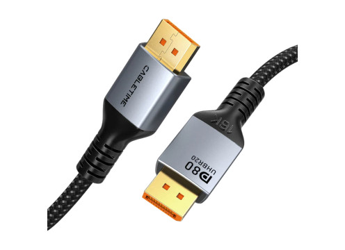 CABLETIME DP 2.1 16K/60Hz | 8K/120Hz | 4K/240Hz - 1m Cable