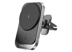 מטען אלחוטי מגנטי לרכב CABLETIME Magsafe 15W