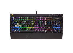 מקלדת גיימינג מכאנית Corsair STRAFE RGB Cherry MX Silent