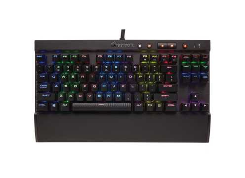מקלדת גיימינג מכאנית Corsair K65 RGB RAPIDFIRE Cherry MX
