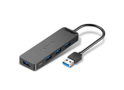 Vention USB-A 3.0 to USB-Ax4 with 1m MicroUSB Optional Power Hub