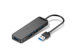 Vention USB-A 3.0 to USB-Ax4 with 1m MicroUSB Optional Power HUB