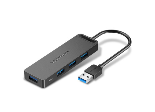 Vention USB-A 3.0 to USB-Ax4 with 1m MicroUSB Optional Power HUB