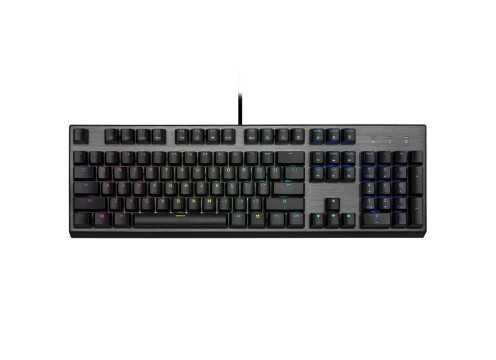 מקלדת גיימינג מכאנית CoolerMaster CK350 Red Switch עברית/אנגלית