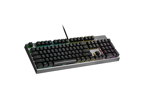 מקלדת גיימינג מכאנית CoolerMaster CK350 Red Switch עברית/אנגלית