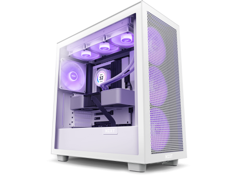מארז מחשב NZXT H7 Flow RGB White