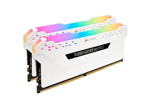 Corsair DDR4 16G (2x8G) 3200 CL16 Vengeance RGB PRO White