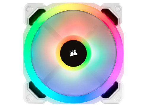 Corsair LL120 RGB 120mm Dual Light Loop RGB LED PWM Fan White
