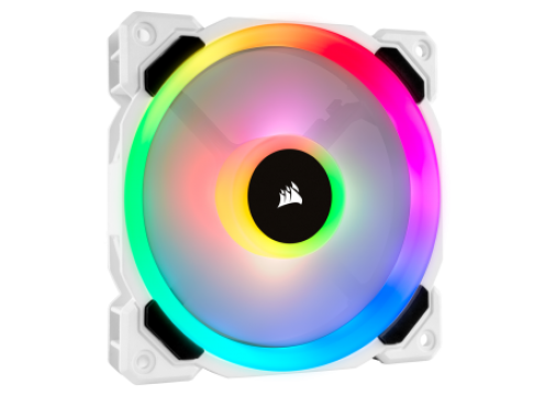 Corsair LL120 RGB 120mm Dual Light Loop RGB LED PWM Fan White
