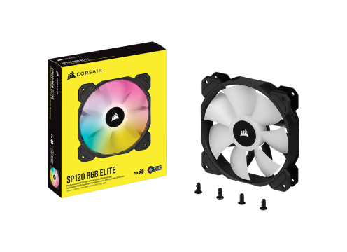 Corsair iCUE SP120 RGB ELITE Performance 120mm PWM Black