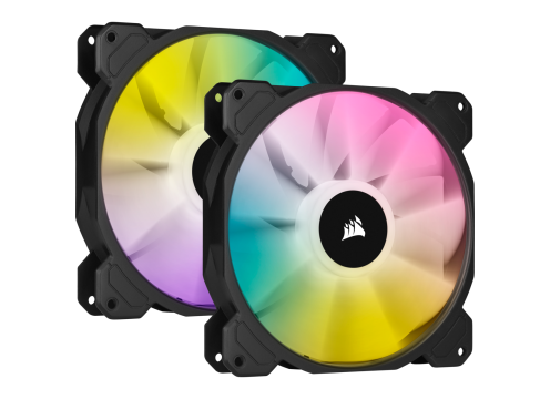 Corsair iCUE SP140 RGB ELITE Performance 140mm PWM Black - 2 Pack