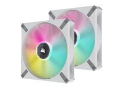 Corsair iCUE ML140 RGB ELITE Premium 140mm PWM White - x2 Fans