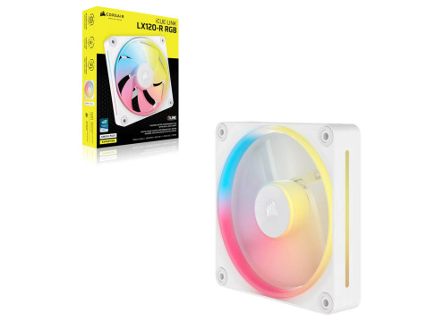 Corsair iCUE LINK LX120-R RGB 120mm PWM Reverse Fan White