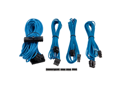 Corsair Premium Individually Sleeved PSU Cable Kit Starter Package Type 4 (Generation 3) - Blue