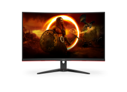 מסך גיימינג קעור AOC 31.5" QHD 165Hz 1ms VA