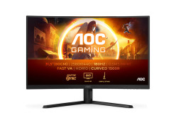 מסך מחשב קעור לגיימינג AOC 31.5" VA QHD 180Hz 0.5ms 1500R