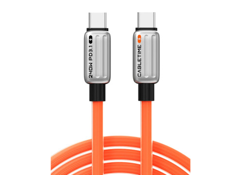 CABLETIME USB-C 240W Charging Cable 1m - Orange