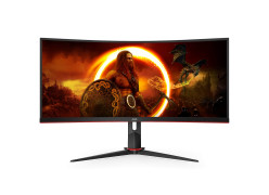 מסך מחשב קעור לגיימינג AOC 34" VA WQHD 144Hz 1ms 1500R