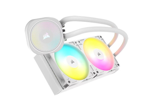 קירור נוזלי למעבד Corsair NAUTILUS 240 RS ARGB White