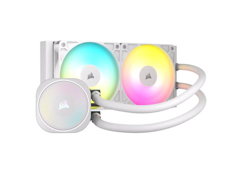 קירור נוזלי למעבד Corsair NAUTILUS 240 RS ARGB White