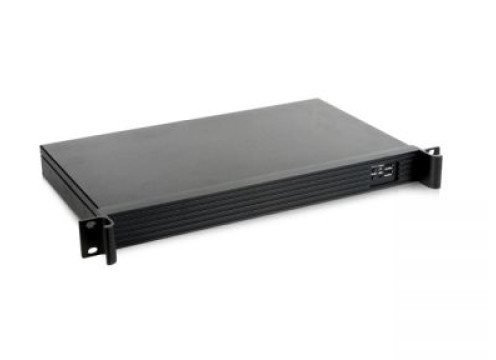 מארז תעשייתי 1U קומפקטי Rackmount ללוחות Mini-ITX