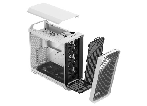 מארז מחשב Fractal Design Torrent White Clear