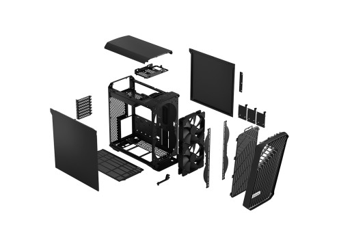 מארז Fractal Design Torrent Compact Black Solid