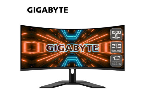 מסך גיימינג קעור Gigabyte G34WQC 34" WQHD 144Hz 1ms