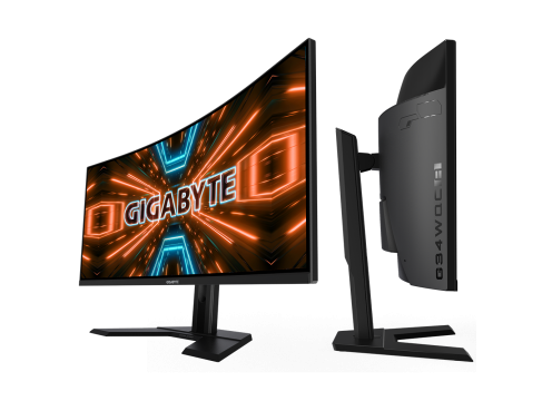 מסך מחשב קעור לגיימינג Gigabyte 34" G34WQC-A VA WQHD 144Hz 1ms 1500R