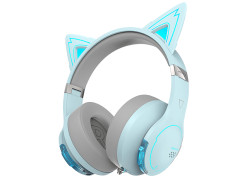 אוזניות קשת אלחוטיות לגיימינג עם מיקרופון מובנה Edifier G5BT NC צבע כחול