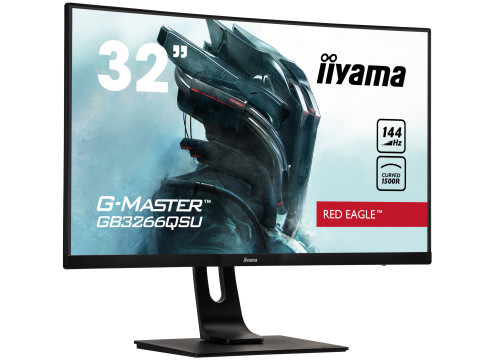מסך מחשב קעור לגיימינג IIYAMA 31.5" G-Master VA WQHD 144Hz 1ms 1800R