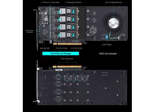 Gigabyte AORUS Gen4 AIC PCIe 4.0 x16 Card