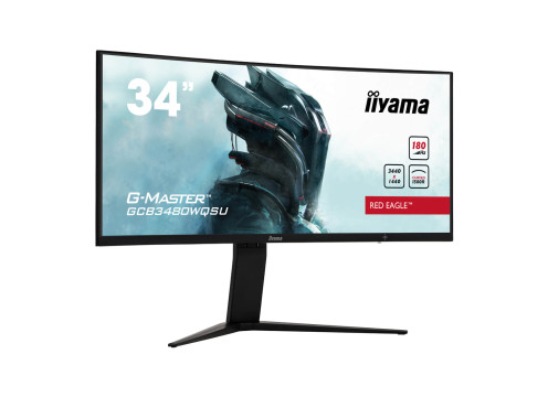 מסך מחשב קעור לגיימינג IIYAMA 34" G-Master VA UWQHD 180Hz 0.4ms 1500R