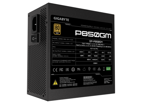 Gigabyte PSU 850W PFC Gold 80+ Fully Modular