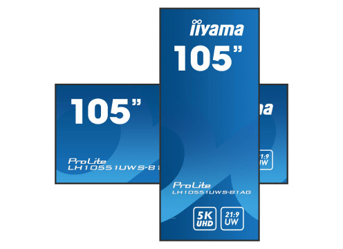 מסך שילוט דיגיטלי IIYAMA 105" ProLite IPS 5K Ultra-Wide