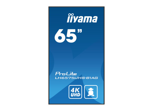 IIYAMA 65” ProLite 4K Android 24/7 Professional IPS Monitor