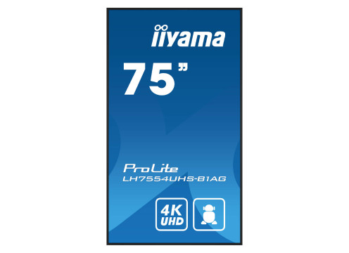 מסך שילוט דיגיטלי IIYAMA 75” ProLite IPS 4K Android 24/7