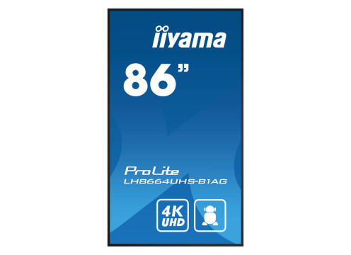 מסך שילוט דיגיטלי IIYAMA 86” ProLite 4K Android IPS