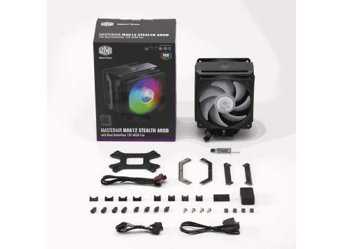 CoolerMaster MasterAir MA612 Stealth ARGB Cooler