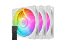 CoolerMaster Mobius 120P ARGB White 3-Pack Fan Kit