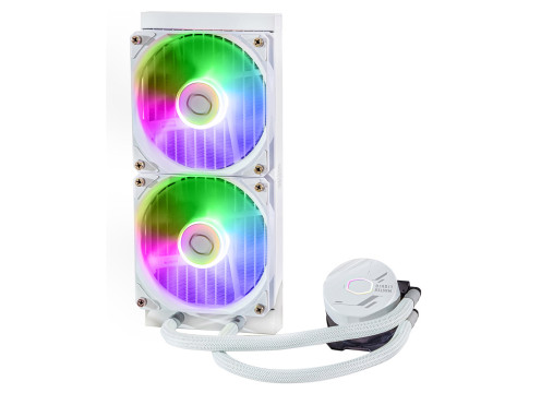 CoolerMaster 240L Core ARGB White CPU Liquid Cooler