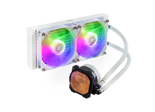 CoolerMaster 240L Core ARGB White CPU Liquid Cooler