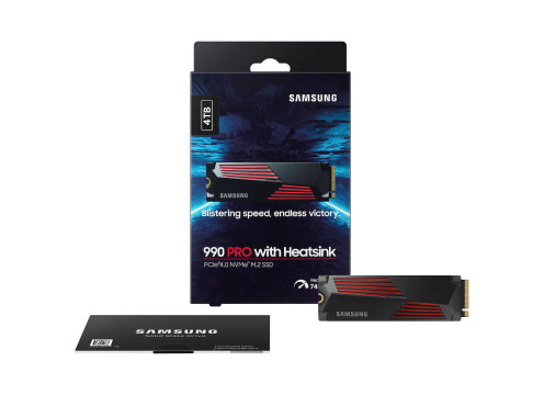 Samsung SSD 4.0TB 990 PRO NVMe M.2 with Heatsink