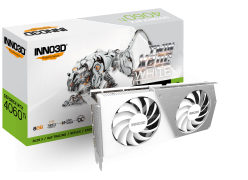 Inno3D RTX 4060 Ti (DLSS 3) 8GB TWIN X2 OC White