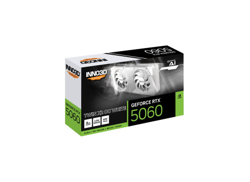 Inno3D GeForce RTX 5060 TWIN X2 OC WHITE 8GB