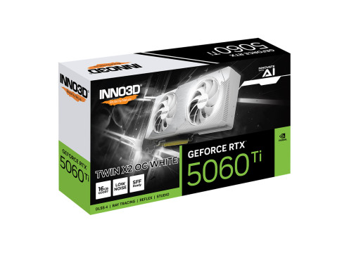 Inno3D GeForce RTX 5060 Ti 16GB TWIN X2 OC White